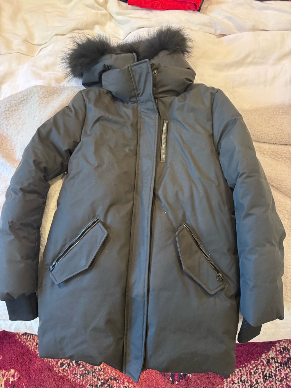 Black Mackage Coat
